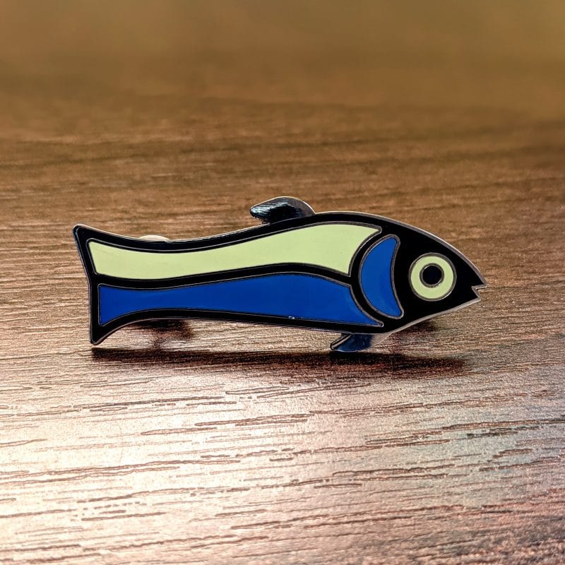 Roman Fish [Enamel Pin]