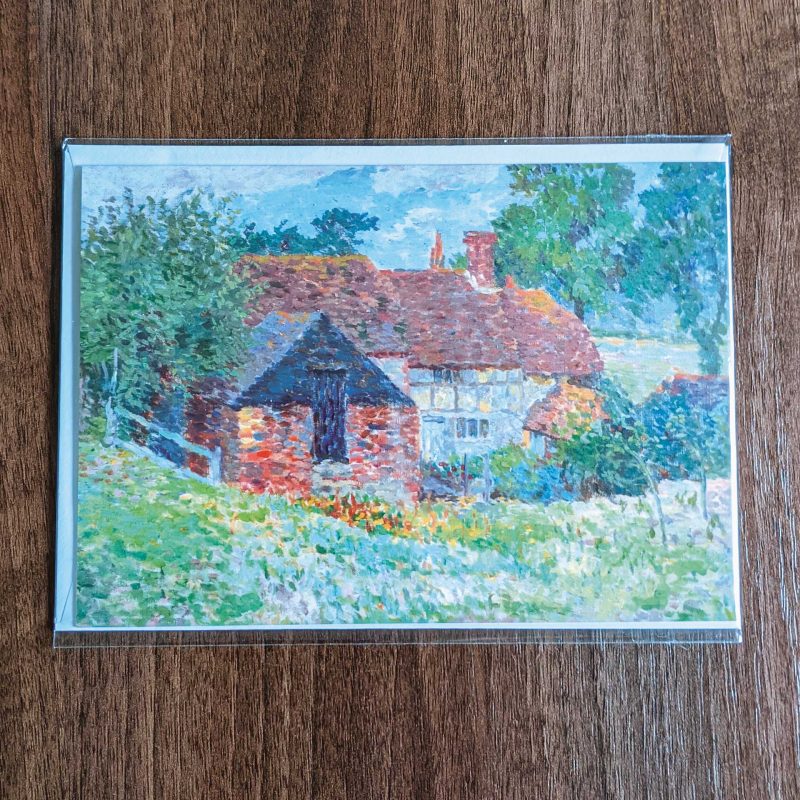 Cottage at Storrington 1911, by Lucien Pissarro (1863-1944)