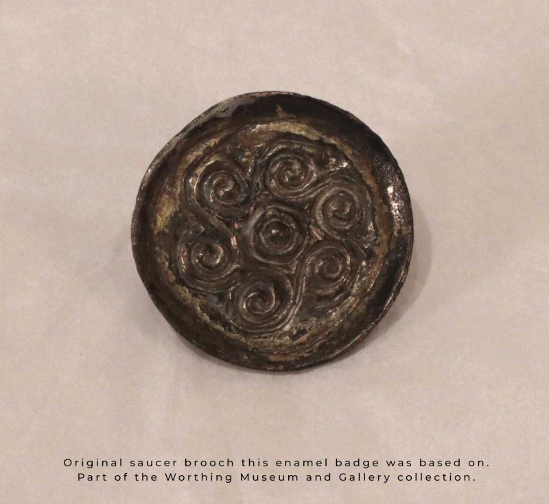 Anglo Saxon Saucer Brooch