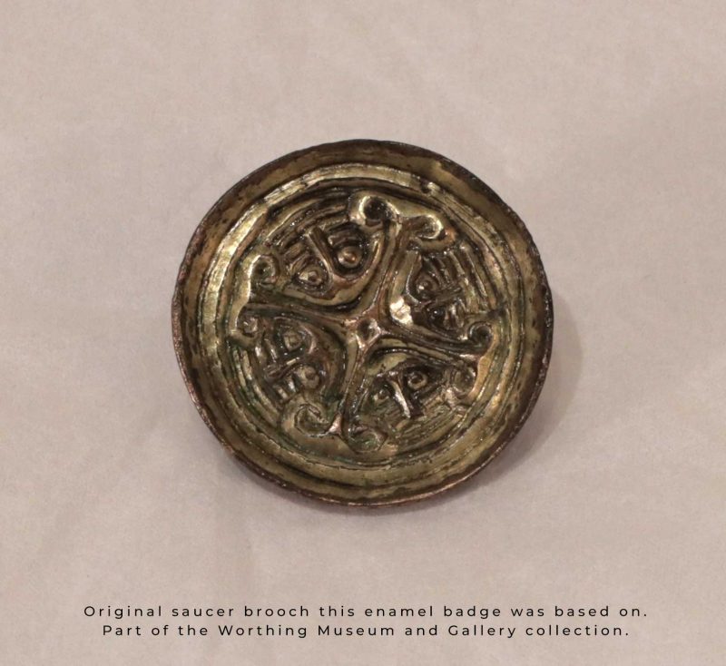 Anglo Saxon Saucer Brooch