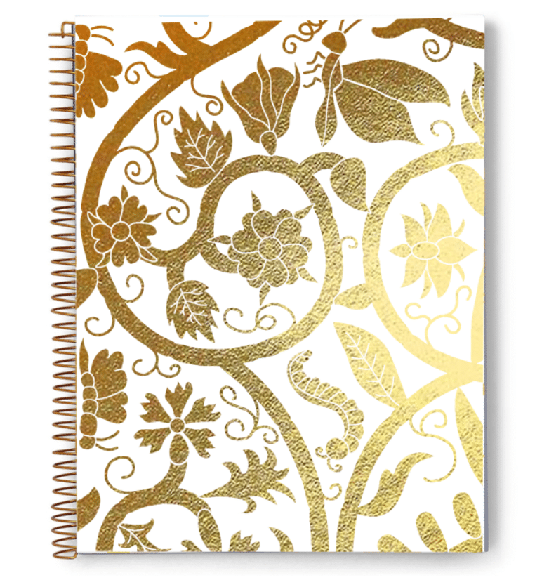 Embroidery Foil Notebook