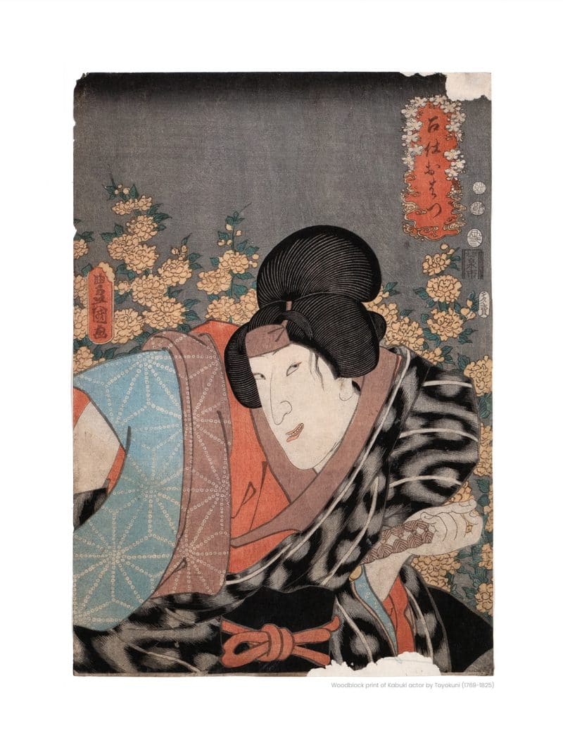 Woodblock print of Kabuki actor by Toyokuni (1769-1825)